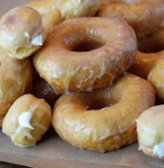 Easy Glazed and Cream Filled Doughnuts | SouthernBite.com