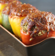 Easy Stuffed Peppers | SouthernBite.com