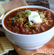 Easy Slow Cooker Chili | SouthernBite.com