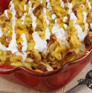 Chicken Bacon Ranch Mac and Cheese | SouthernBite.com
