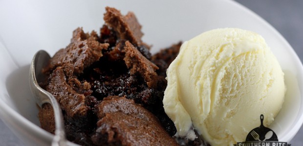Gooey Chocolate Spoon Cake