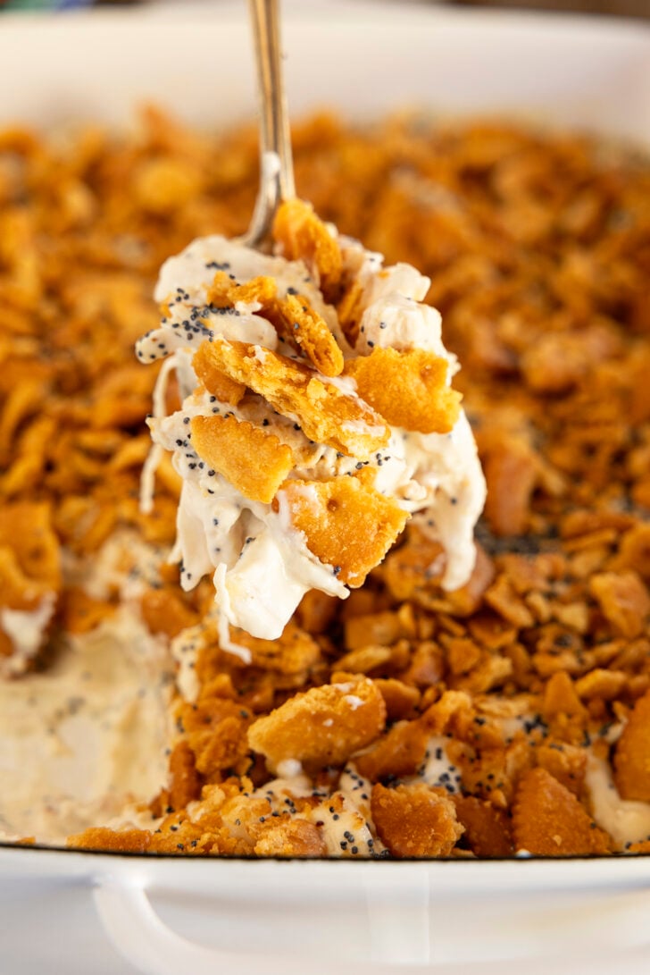 Spoonful of Poppy Seed Chicken Casserole,