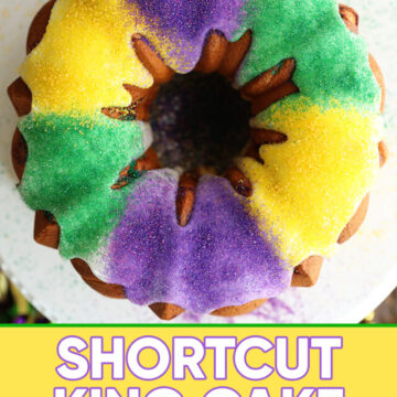 Shortcut King Cake - image for Pinterest.