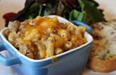Cheesy Hamburger Skillet | SouthernBite.com