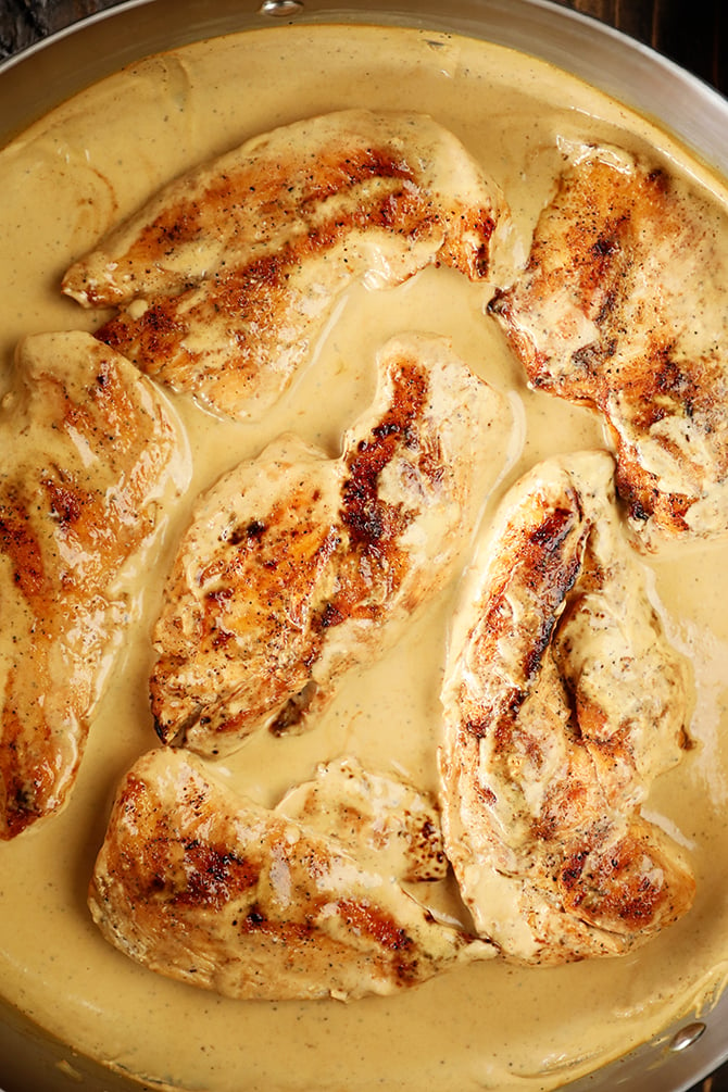 Instant pot chicken thighs cream online cheese