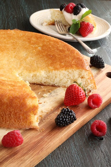 Skillet Cake Slice