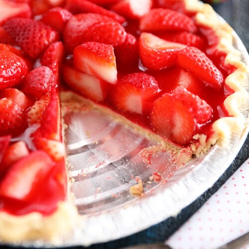 Fresh Strawberry Pie (and a low sugar version) Southern Bite