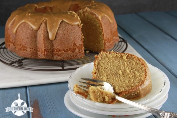 Apple and Thyme Cake with a Salted Caramel Buttercream