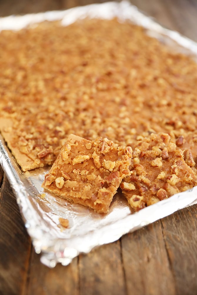 Graham Cracker Toffee Southern Bite
