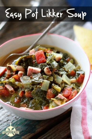 Bolw of Quick and Easy Potlikker Soup