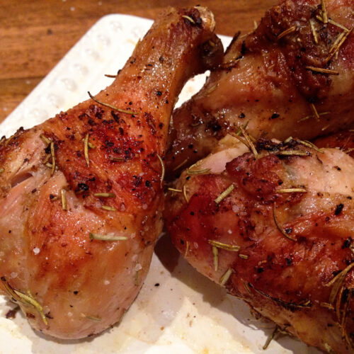 Community Cookbook Roasted Lemon Rosemary Drumsticks Southern Bite
