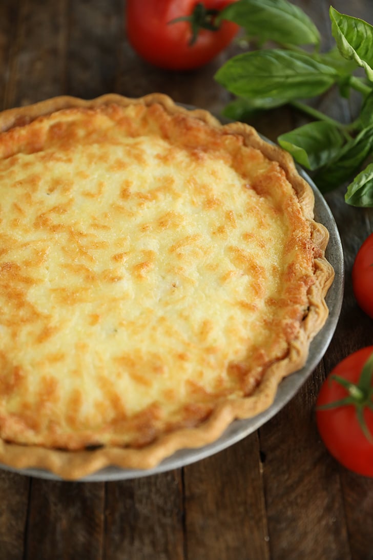 Whole tomato pie.