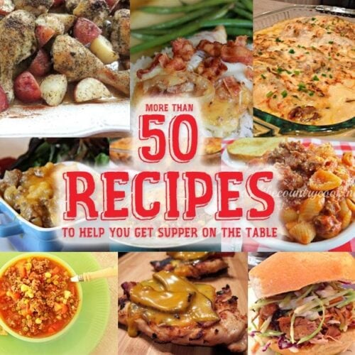 Easy Weeknight Bites Meals to help you get supper on the table quickly and easily! Southern Bite