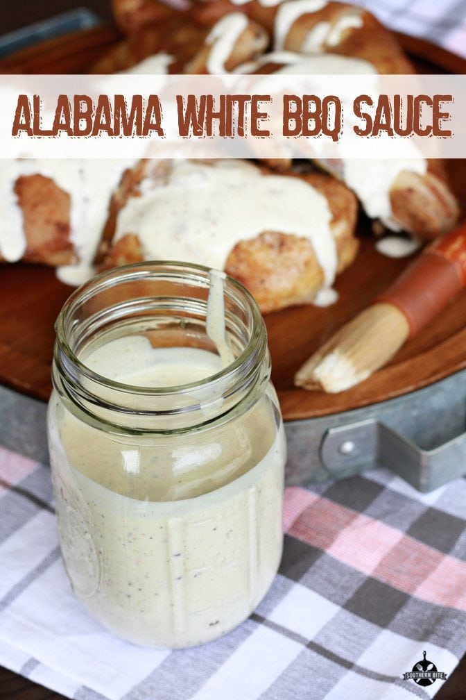 Alabama White Bbq Sauce in a jar