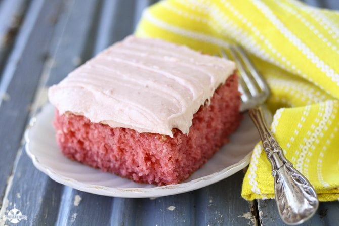 Raspberry Cake - melissassouthernstylekitchen.com