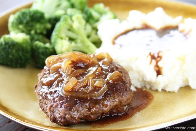 Hamburger Steak with Onion Gravy