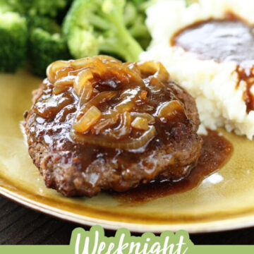 Hamburger Steaks for Pinterest