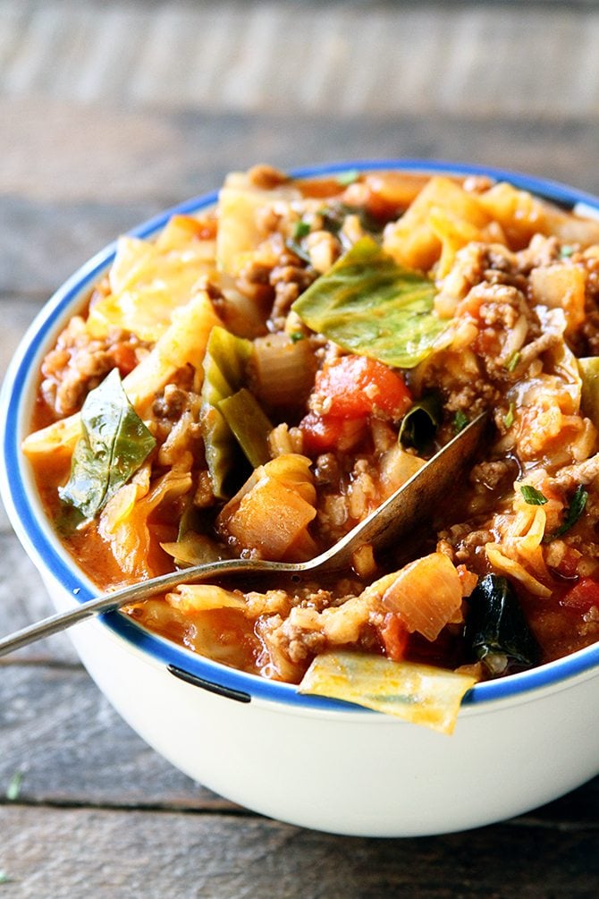 Stuffed Cabbage Soup - Southern Bite