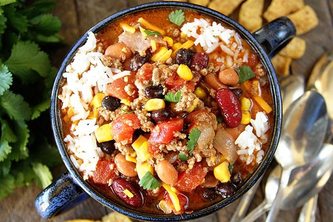 Crockpot Taco Soup - My Baking Addiction