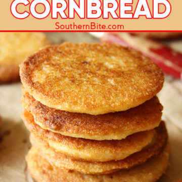 Hot Water Cornbread - image for Pinterest.