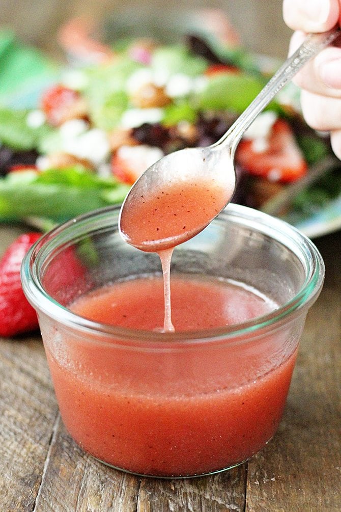 Simple Strawberry Vinaigrette - Southern Bite