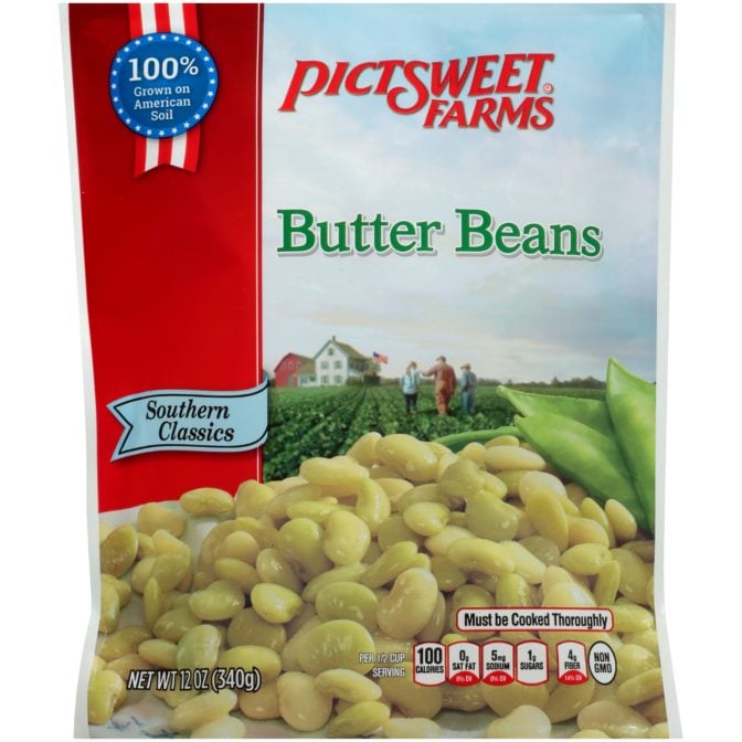 PictSweet Butter Beans in a bag