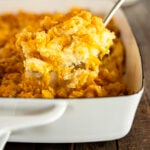 Spoonful of Hash Brown Casserole.