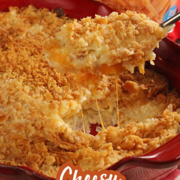 Cheesy Hash Brown Casserole for Pinterest