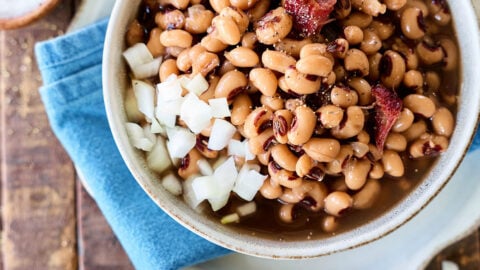 Southern Slow Cooker Black-Eyed Peas