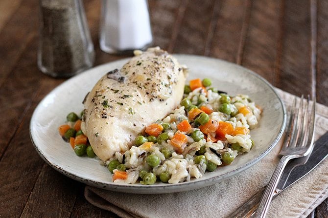 Chicken and Wild Rice Bake