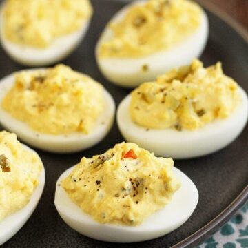 Above photo of Classic Southern Deviled Eggs.