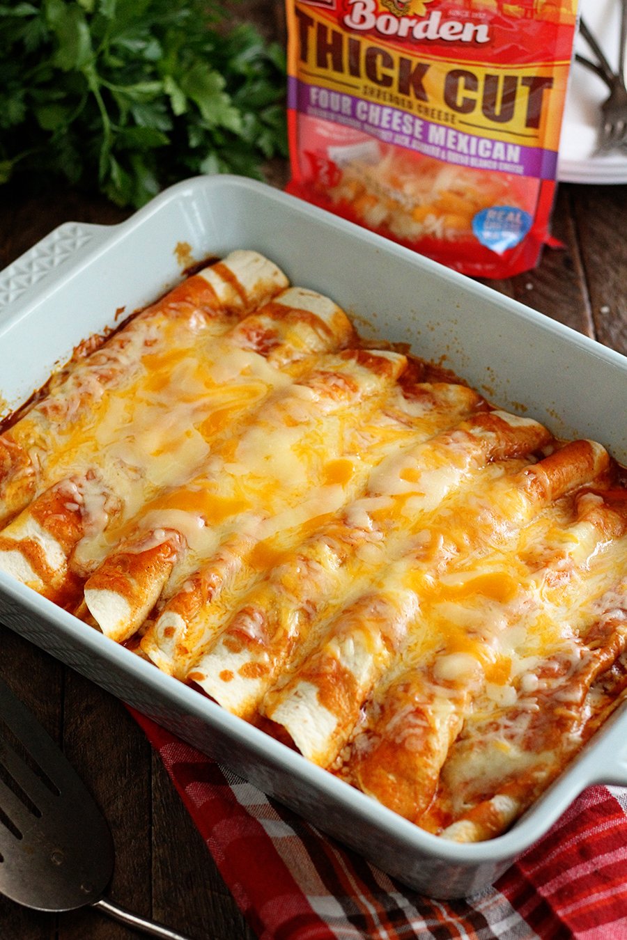 5 Ingredient Beef Enchiladas - Southern Bite