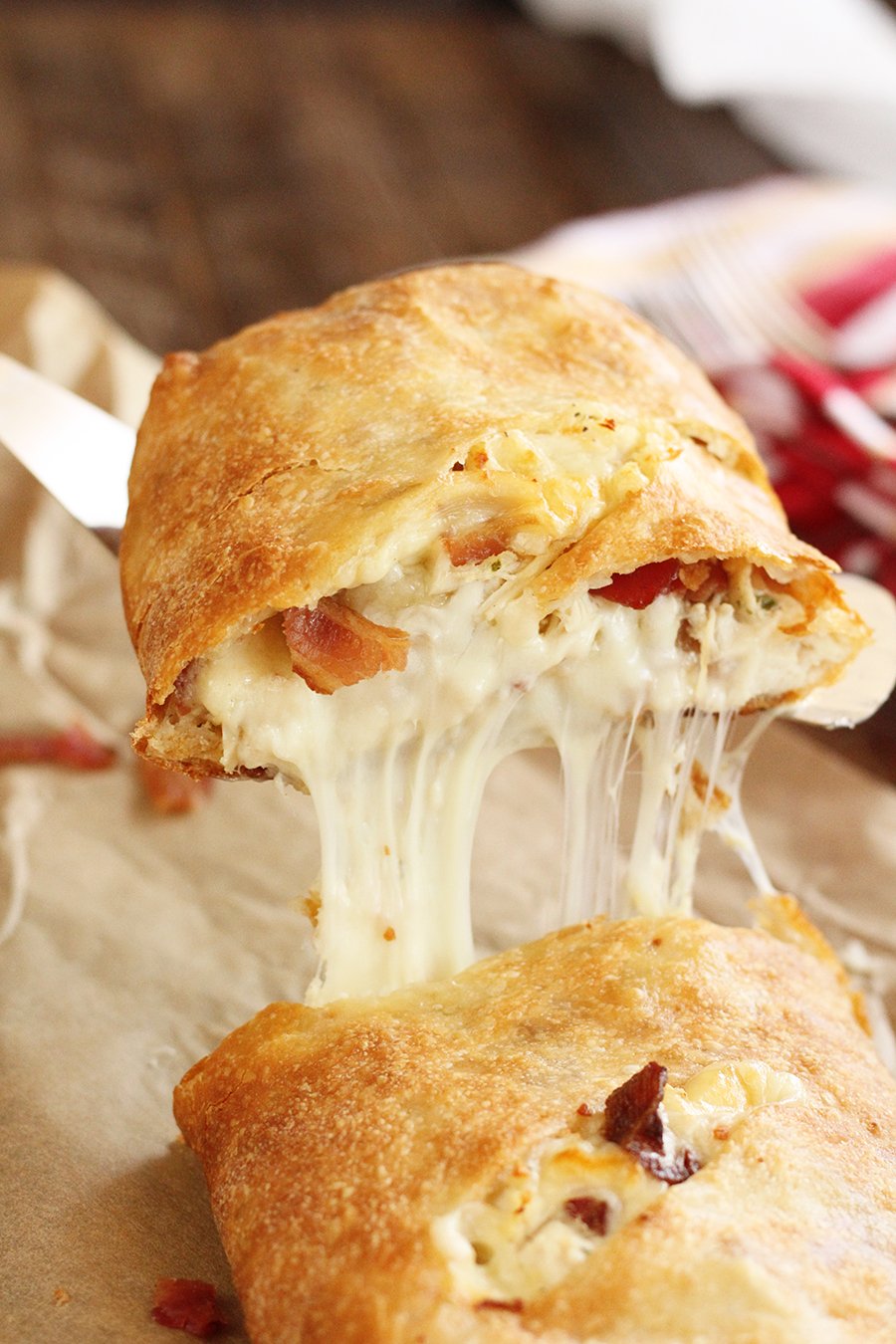 Chicken Bacon Ranch Stromboli Southern Bite