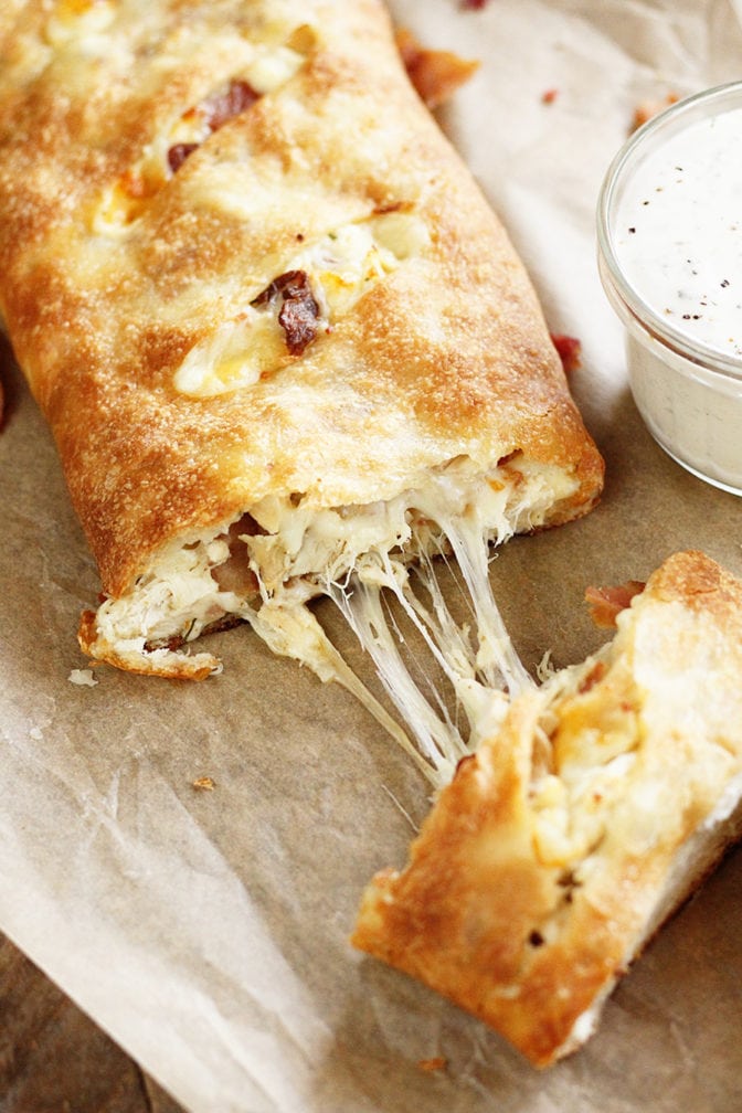 Chicken Bacon Ranch Stromboli Southern Bite