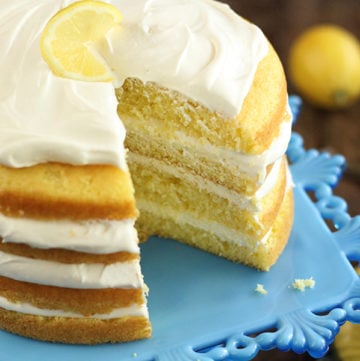 Easy Lemon Cream Cake - Southern Bite