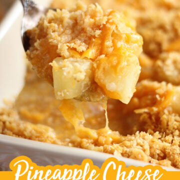 Pineapple Cheese Casserole for Pinterest