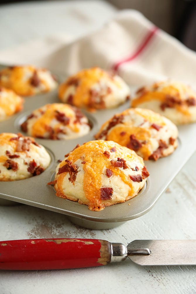 Bacon Cheddar Muffins Southern Bite