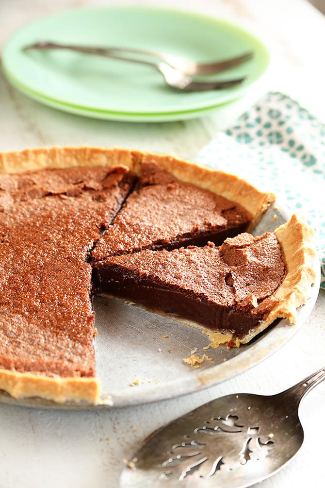 Chocolate Chess Pie Southern Bite