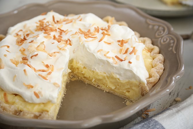 Old Fashioned Coconut Cream Pie Southern Bite 