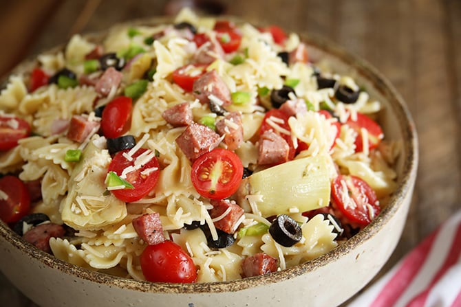 kitchen sink pasta salad recipe