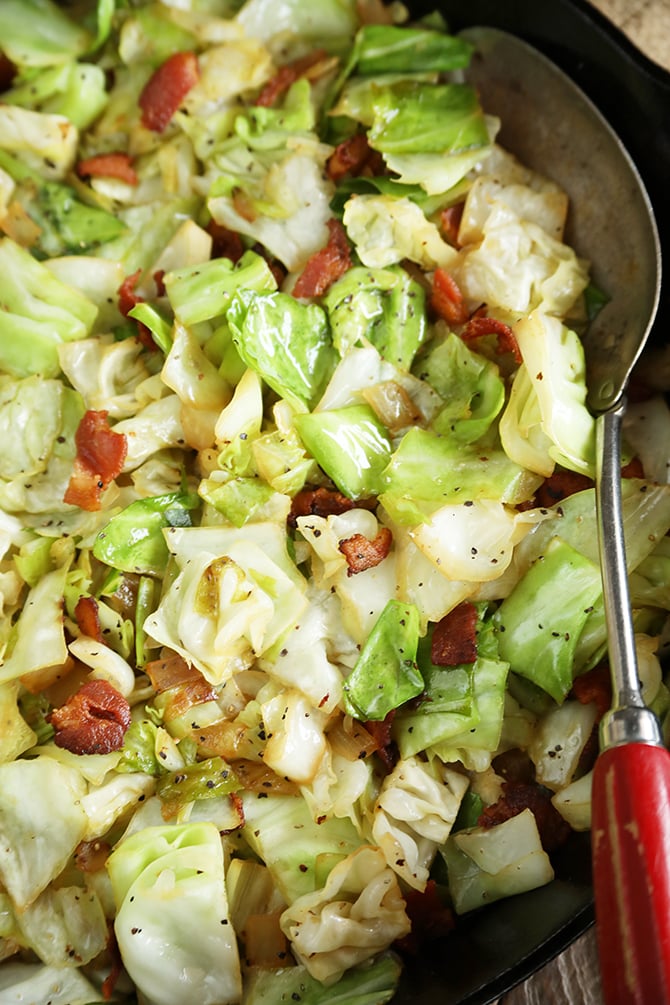 Simple Cabbage Recipe Made Southern Style and Slow Cooked