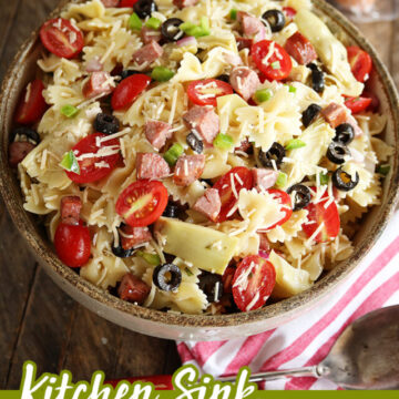Kitchen Pasta Salad for Pinterest