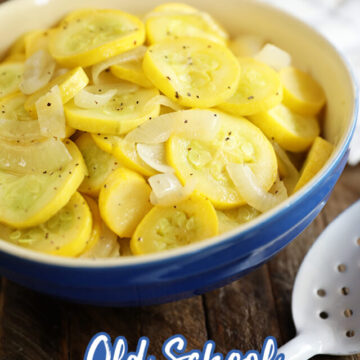 Old School Squash and Onions for Pinterest