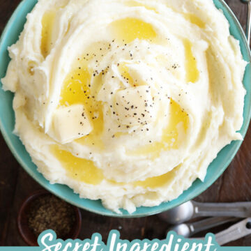 Secret Ingredient Mashed Potatoes for Pinterest