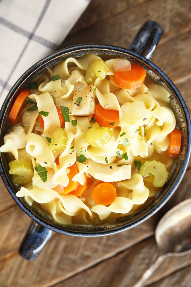 Quick and Flavorful Chicken Noodle Soup - Southern Bite