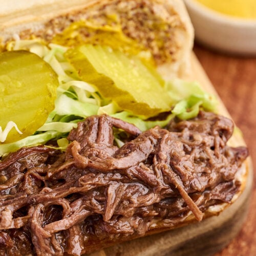 Slow Cooker Roast Beef Debris Po' Boys Southern Bite