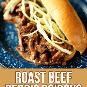 Slow Cooker Roast Beef Debris Po 'Boys