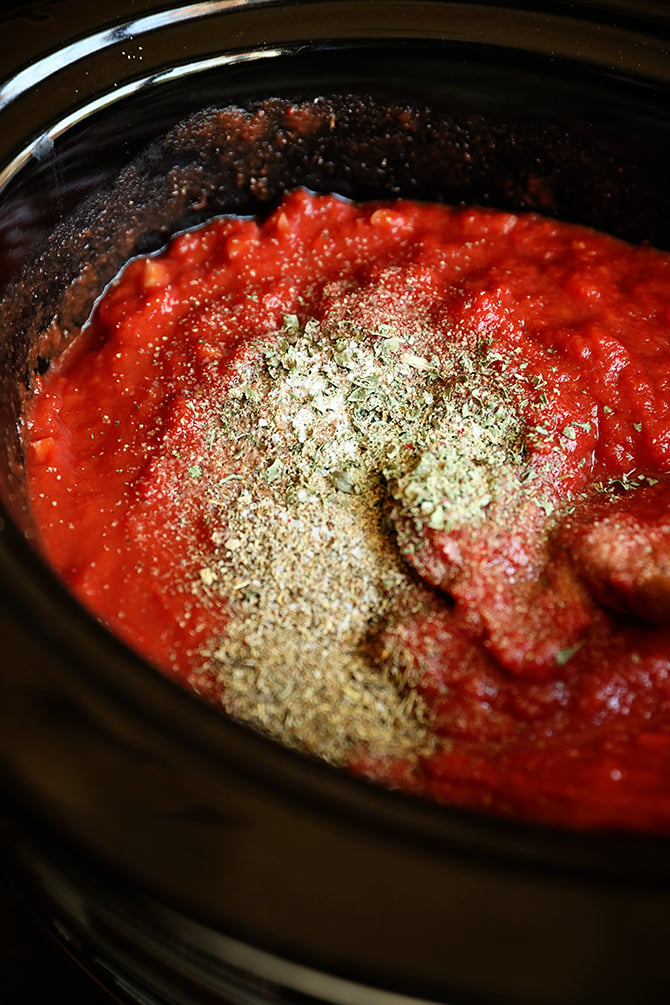 Slow Cooker Spaghetti Sauce Southern Bite