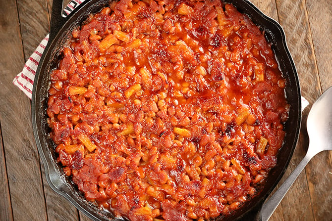 Bacon Pineapple Baked Beans