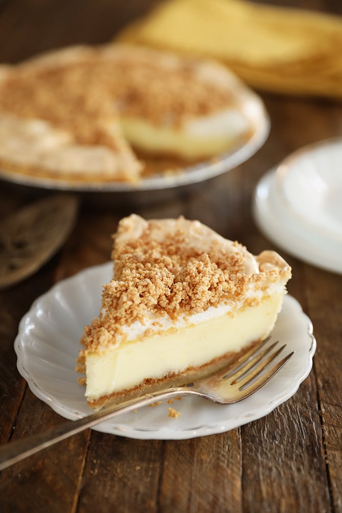 Old Fashioned Peanut Butter Meringue Pie - Southern Bite